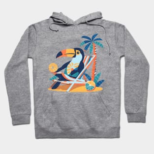 Toucan Bird on Vacation Hoodie